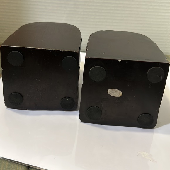 Vtg pair cbk Ltd ceramic horse heads bookends - Picture 3 of 6